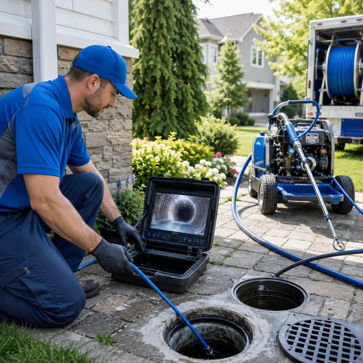 Outdoor drain cleaning professionals serving Mechanicstown, OH