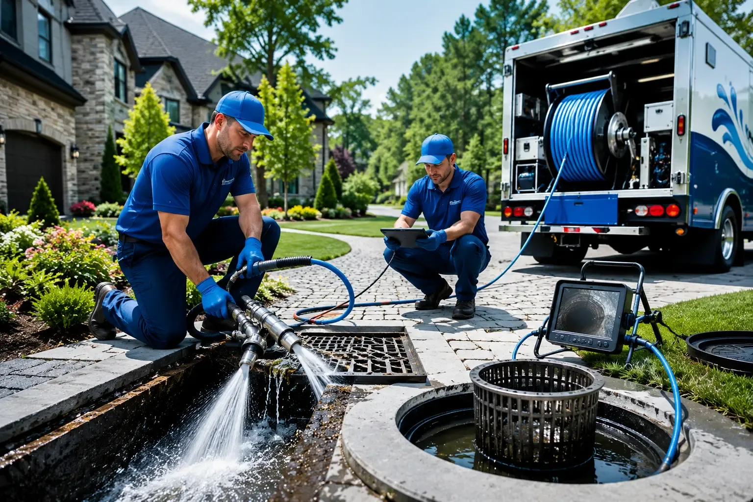 Local outdoor drain cleaning professionals in Mechanicstown, OH